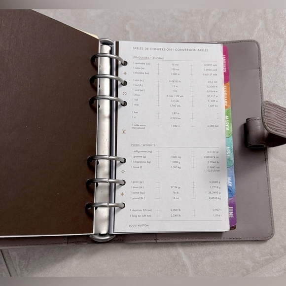 LOUIS VUITTON EPI LEATHER “FILLED” MEDIUM MM AGENDA (LAVENDER) - Picture 11 of 15